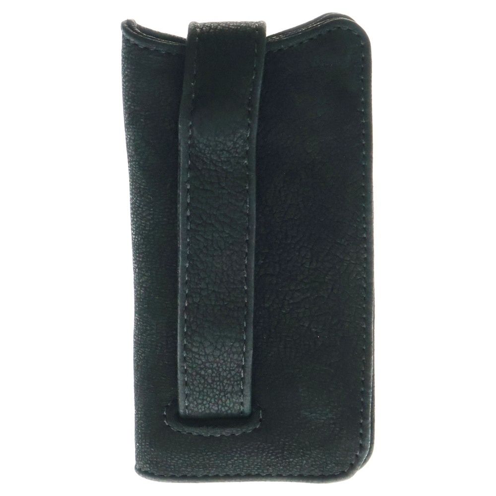 CHROME HEARTS クロムハーツ KEY CASE キーケース クロスボールボタン デストロイレザーキーケース ブラック