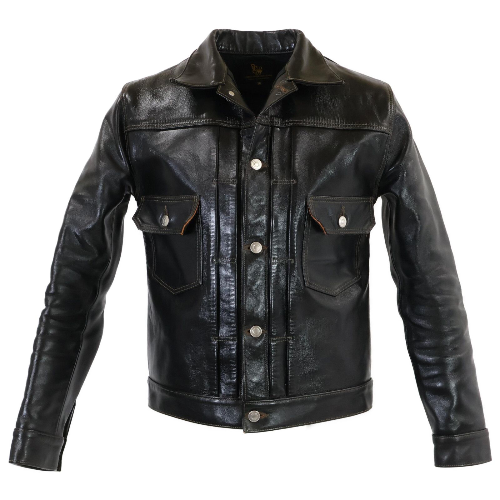 FINE CREEK LEATHERS ファインクリークレザーズ 【美品】FCJK002 バージニアビーチ 2nd ホースハイド レザー 38 -  メルカリ