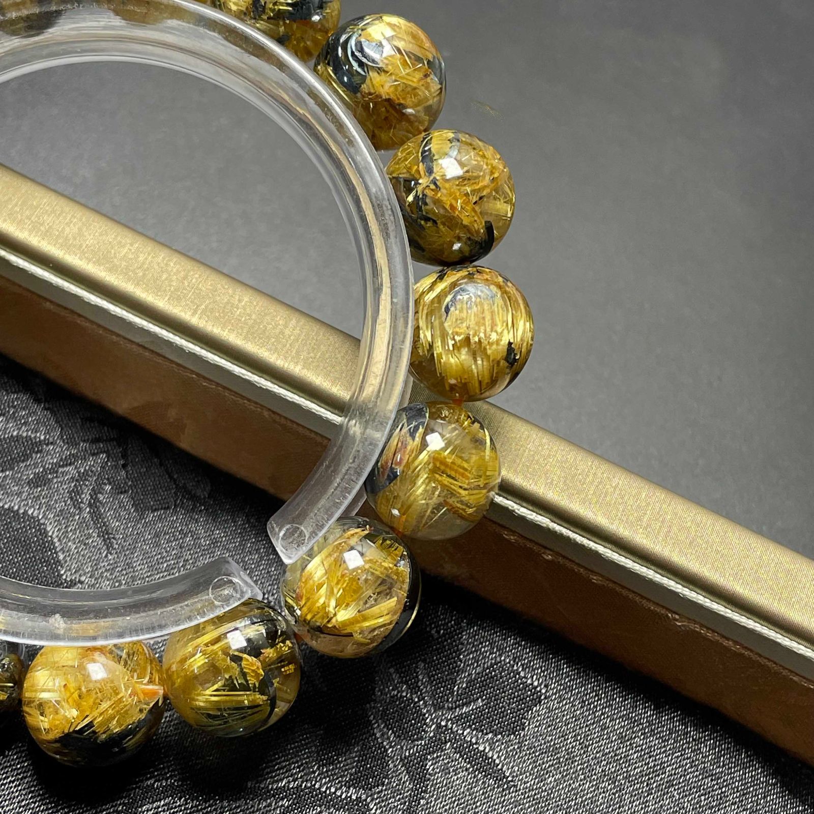 高級EU製 定価123万円☆ROBEAN・太陽花タイチンルチル☆黄金針