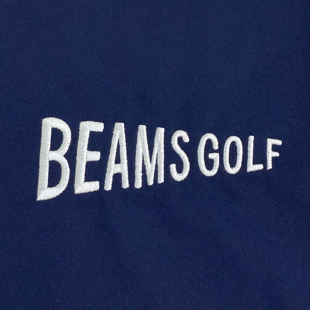 サイズ M BEAMS GOLF ビームスゴルフ ハイネック 半袖Tシャツ ネイビー系 240101424018 ゴルフウェア メンズ ストスト LLC-HASEGAWATOSO_COM