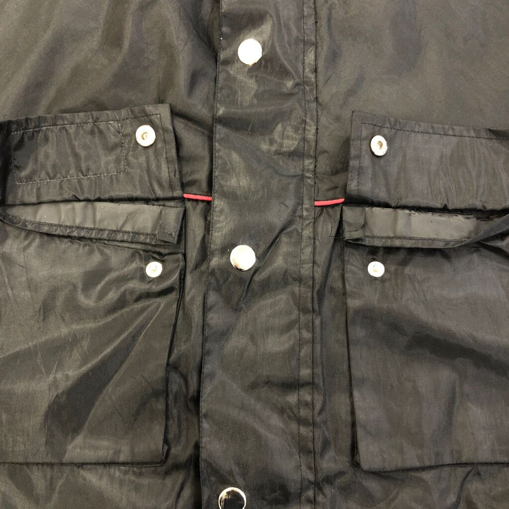 Belstaff ベルスタッフ ナイロン ライダースジャケット モーターサイクル バイクウェア ブラック (メンズ XL相当) 中古 古着 R3578