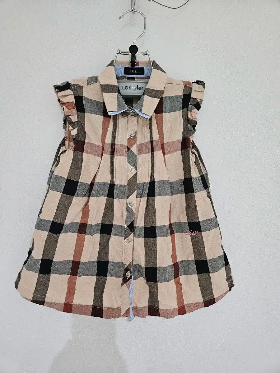 キッズ DAKS ダックス チェック シャツ 140