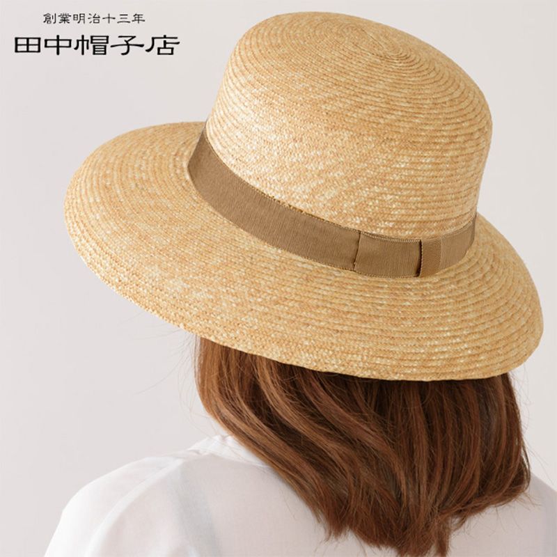 ヘレンカミンスキー　ベージュの広いつば麦わら帽子 人気 ベージュの広いつば麦わら帽子 ベージュの広いつば麦わら帽子