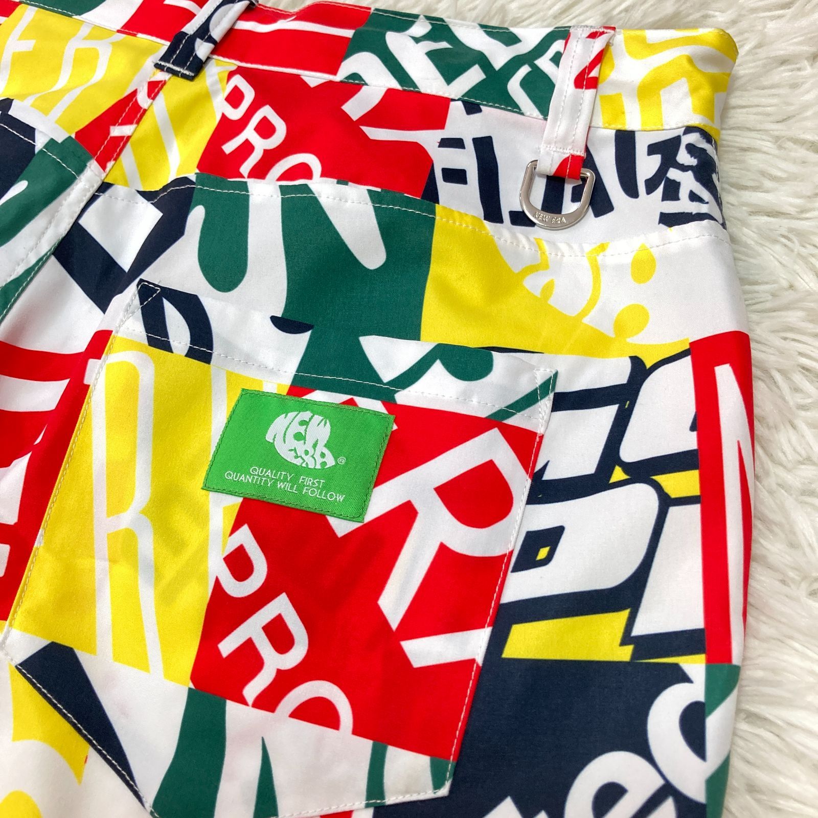 ニューエラゴルフ ロゴプリント ハーフパンツ NEW ERA ニューエラゴルフ GOLF ショートパンツ レディース