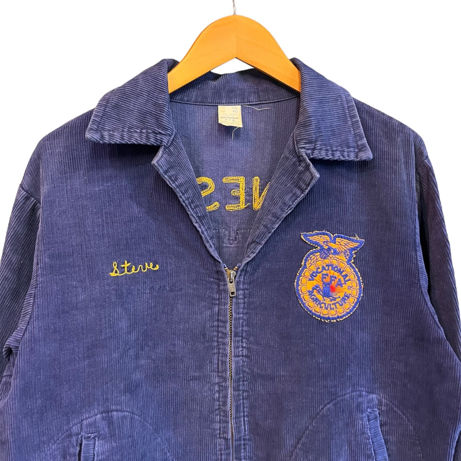 1960s Vintage NATIONAL FFA FFA ジャケット タロンジップ