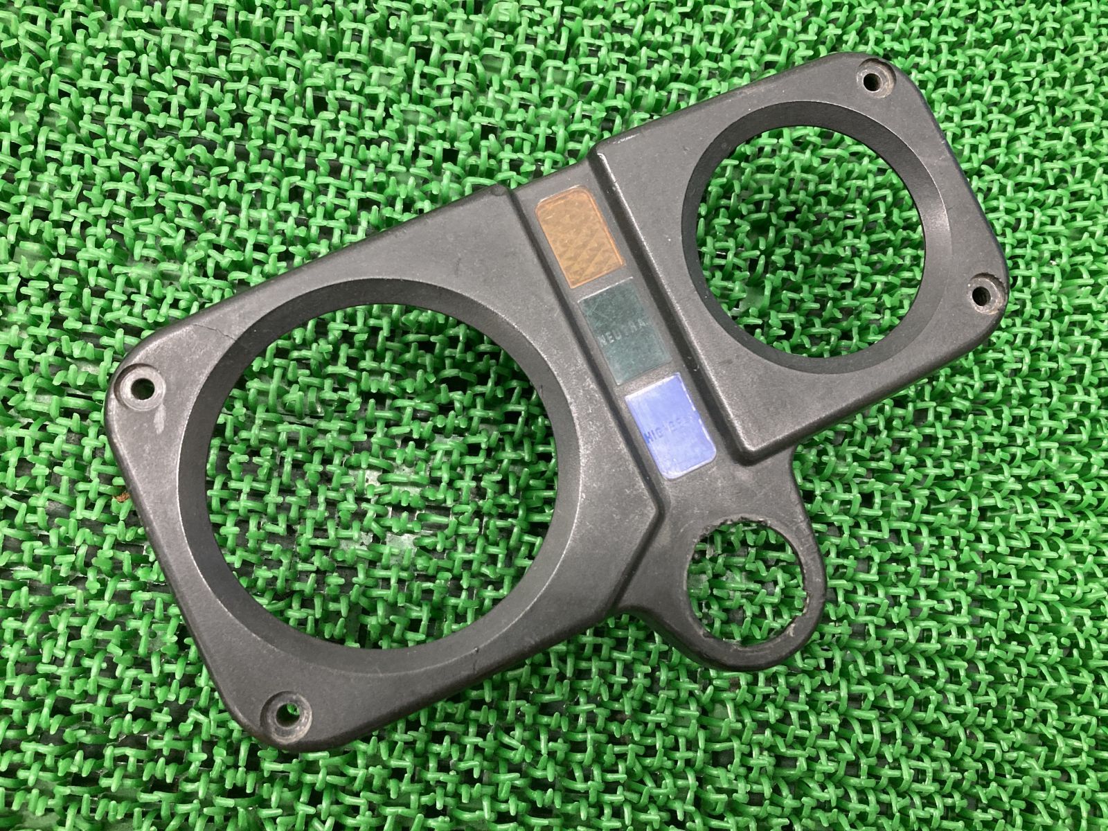 XL125S メーターカバー ホンダ 純正  バイク 部品 L125S JD02 修復素材やペイント素材に 品薄 希少品 車検 Genuine