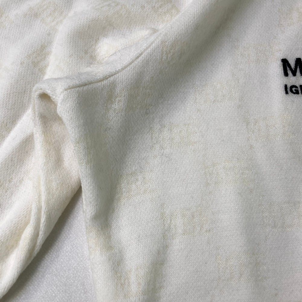 サイズ：1 MASTER BUNNY EDITION マスターバニーエディション 2024年モデル ハイネック 長袖Tシャツ 総柄 ホワイト系 [240101415107] ゴルフウェア レディース ストスト サイズ：1 MASTER BUNNY EDITION マスターバニーエディション