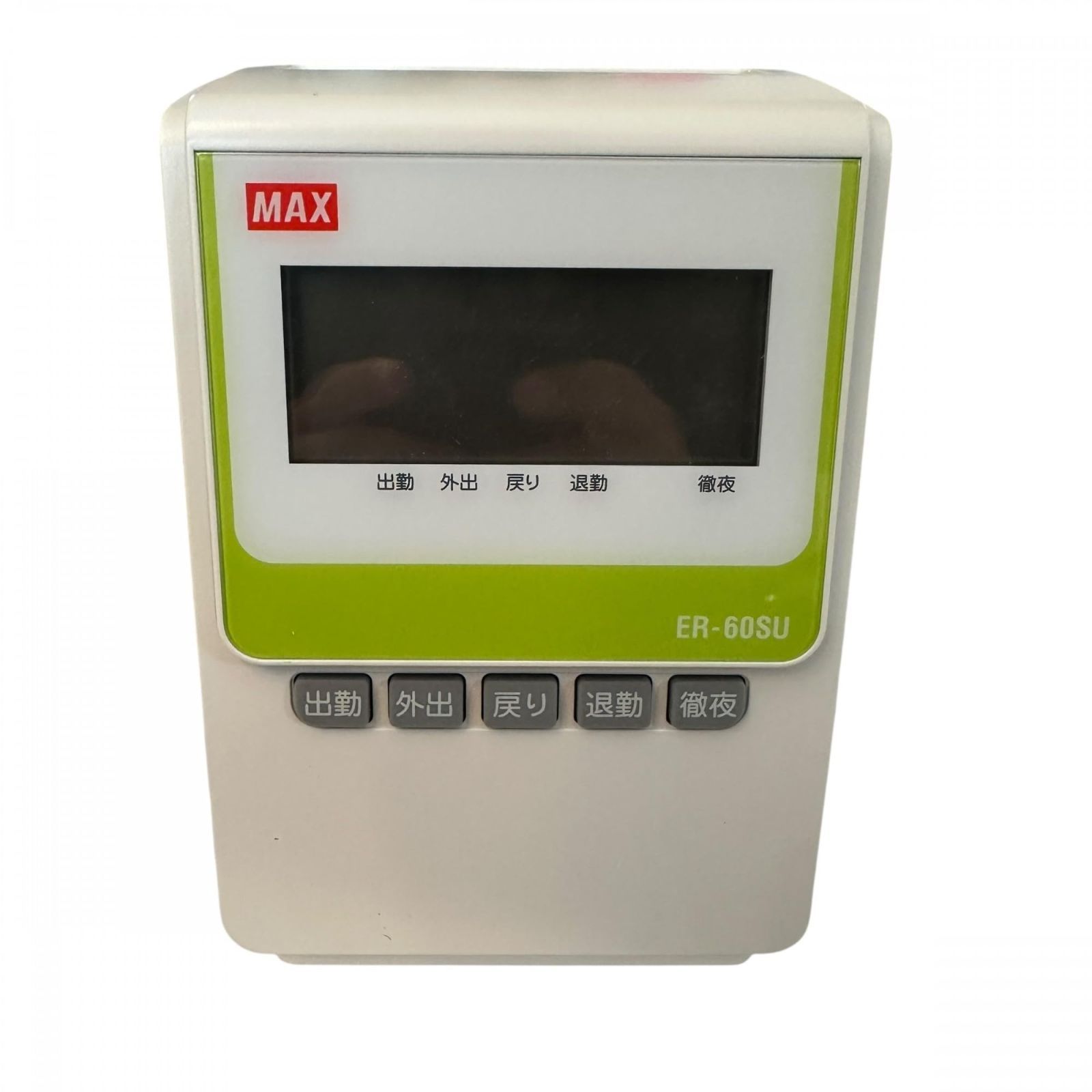 マックス 電子タイムレコーダー ER 60 SU ホワイト 955