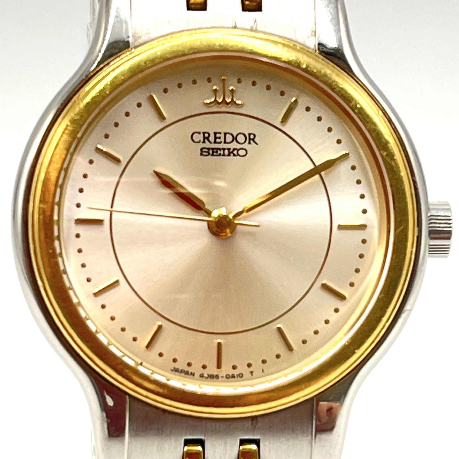 SEIKO セイコー CREDOR クレドール 4J85-0A10 18KTベゼル クォーツ