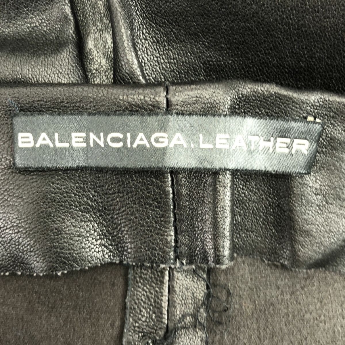 美品】 BALENCIAGA / バレンシアガ | ラムレザー サイドジップ  