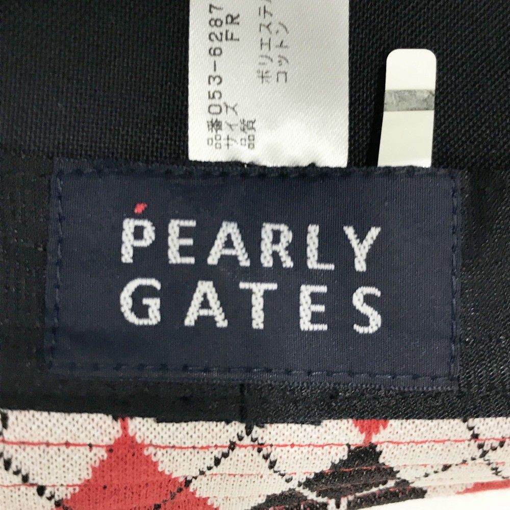PEARLY GATES パーリーゲイツ ゴルフ アーガイル柄 スウェット パーリーゲイツ PG アーガイル柄Vネックニットベスト レディース
