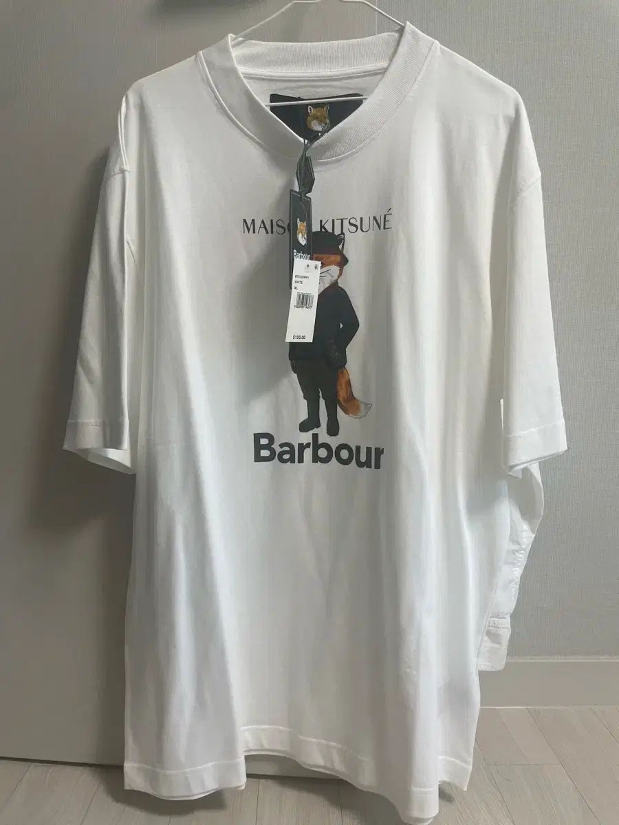 関税負担なし☆MAISON KITSUNE X BARBOUR Tシャツ 楽天市場】MAISON KITSUNE×Barbour メゾンキツネ バブアー T