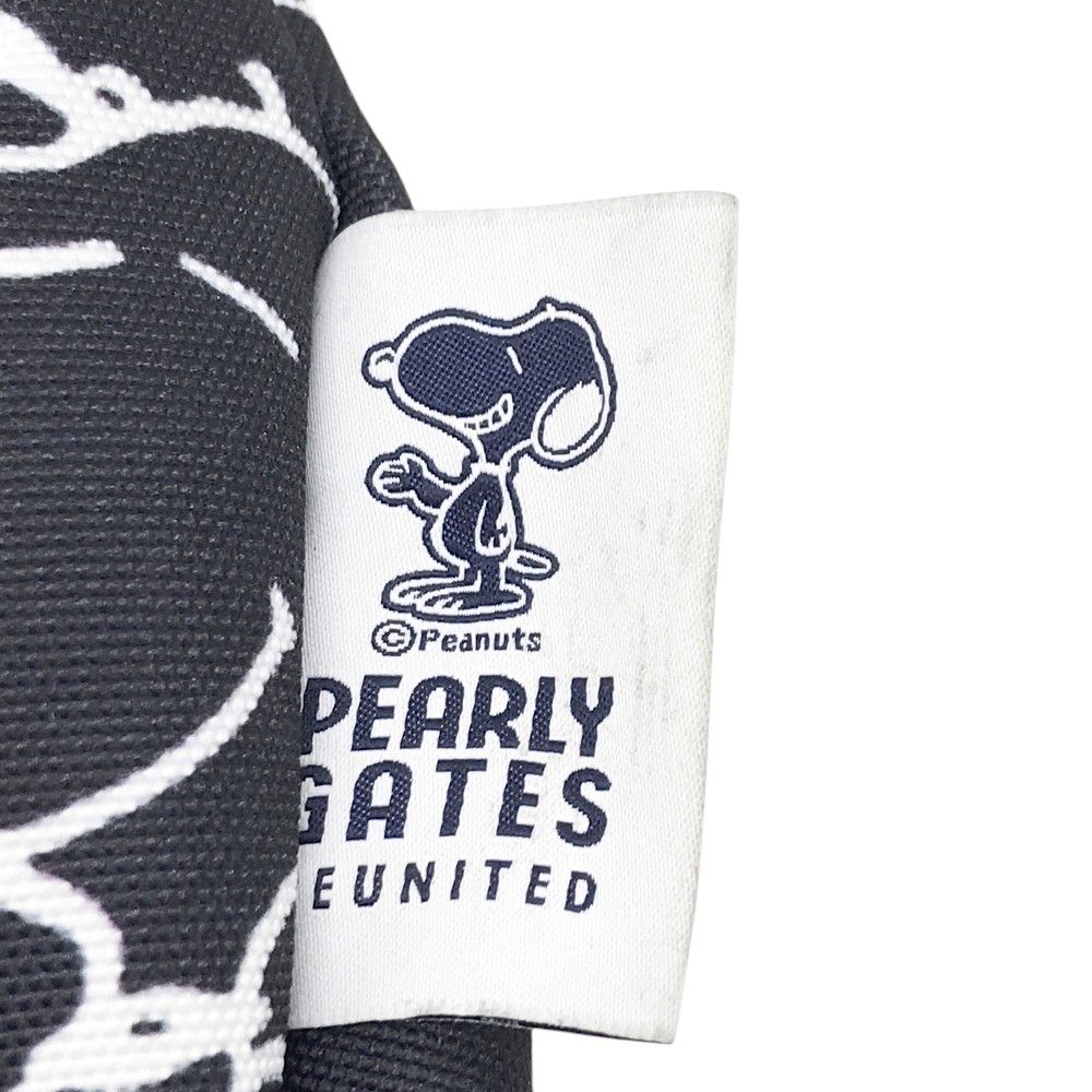 PEARLY GATES パーリーゲイツ ×PEANUTS シューズケース スヌーピー総柄 ネイビー系  [240101498279] ゴルフウェア ストスト PEARLY GATES パーリーゲイツ ×PEANUTS シューズケース