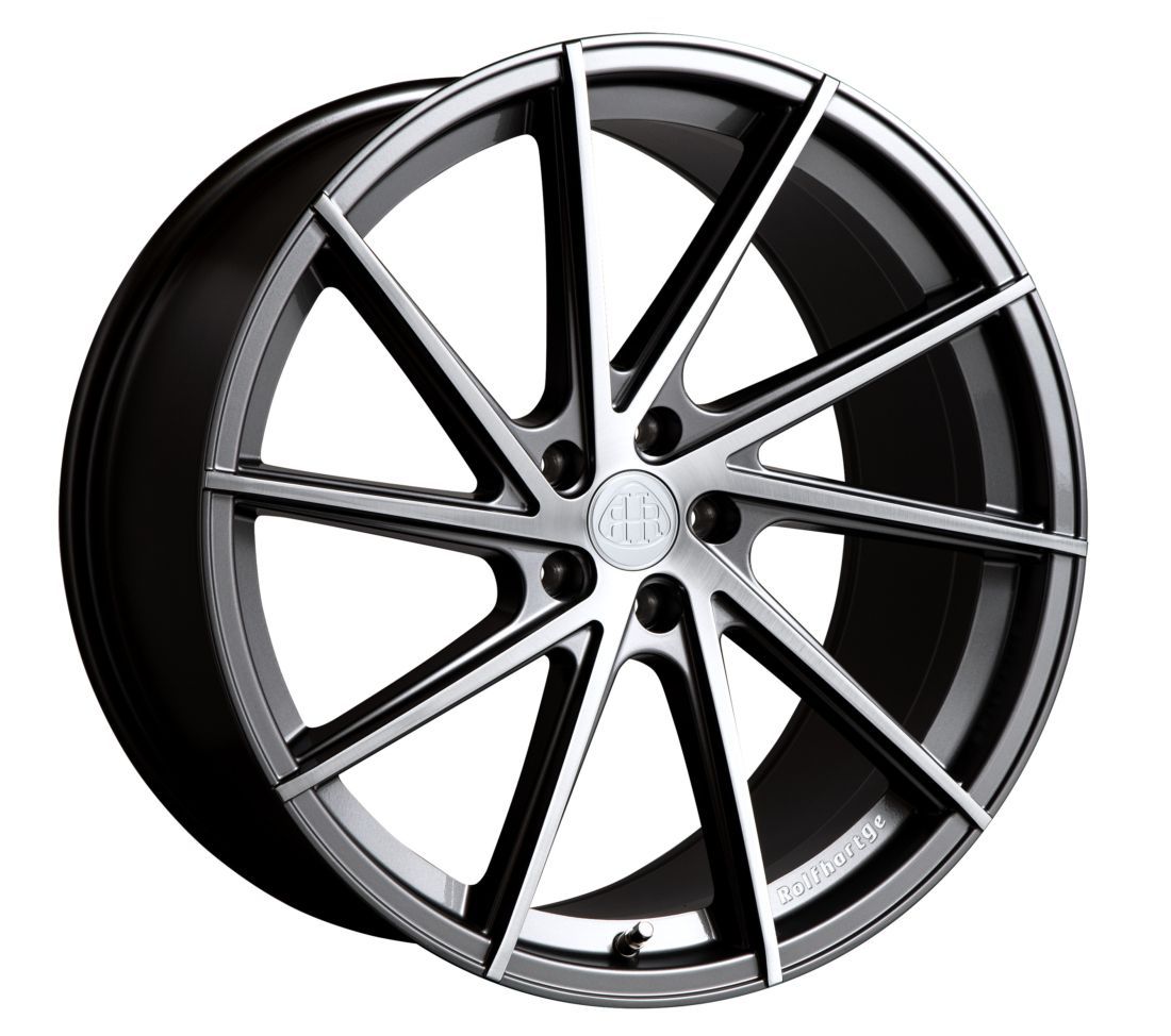 メルセデスベンツ用 ホイール単品 Rolfhartge F10 8J-18 45 5 112 ガンメタxブラッシュド ホイール単品4枚1台分 矢東タイヤ伊豆函南店