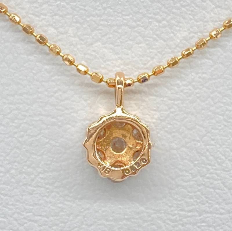 希少】18K/0.2ct天然ダイヤモンドネックレス - メルカリ