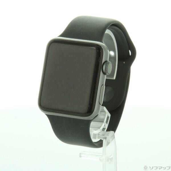 Apple - Apple Watch 42mm スペースグレイ 美品 ムスビー｜美品 Apple Watch series3 42mm GPS+Cellular
