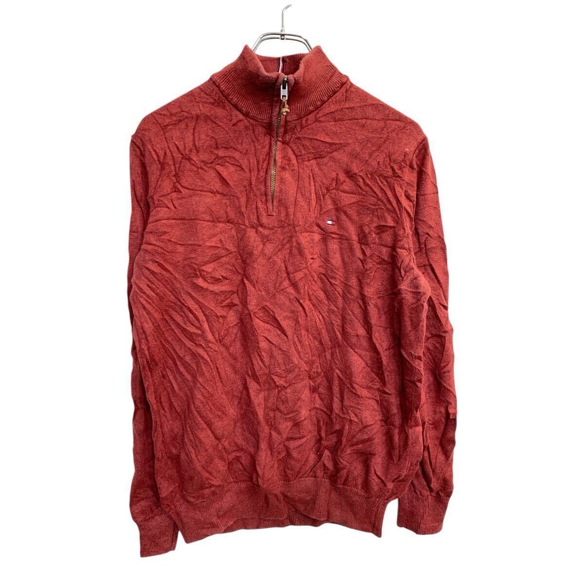 TOMMY HILFIGER ニット セーター Mサイズ トミーヒルフィガー ハーフ 