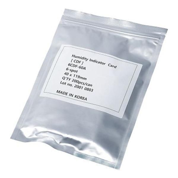 【新品・2営業日で発送】アズワン 湿度インジケーター可逆式 40×119mm 200枚入 6CDF-60A 1袋(200枚入)