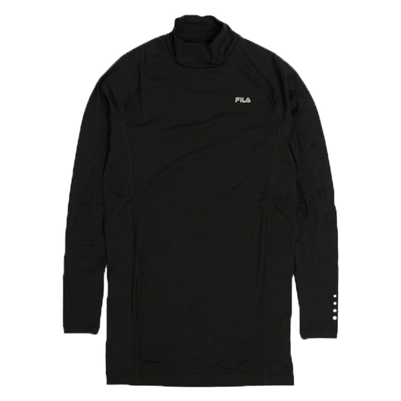 スポーツインナー メンズ フィラ FILA ストレッチ 長袖 ハイネック Tシャツ フィットネス コンプレッションシャツ 3色 M L LL  445-111