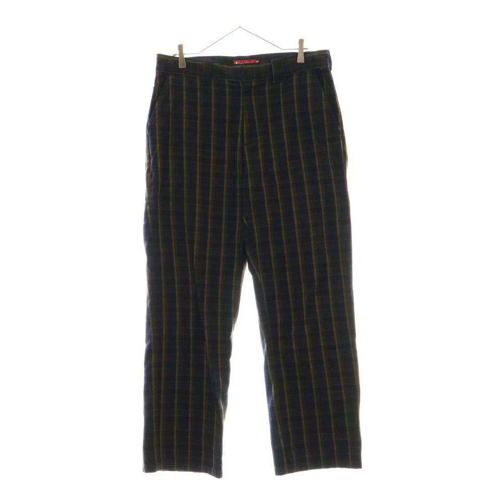 SUPREME シュプリーム 23SS Work Pant Navy Plaid チェック柄ワークパンツ ネイビー|グリーン