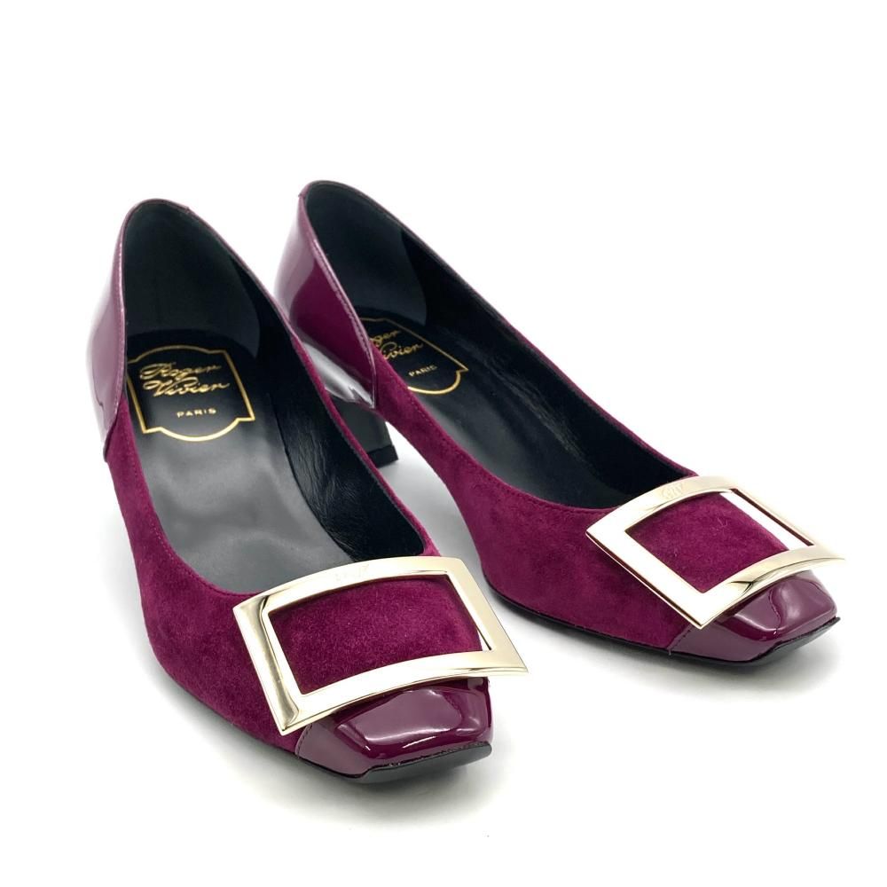 ロジェヴィヴィエ Roger vivier ヒール パンプス パテントレザー