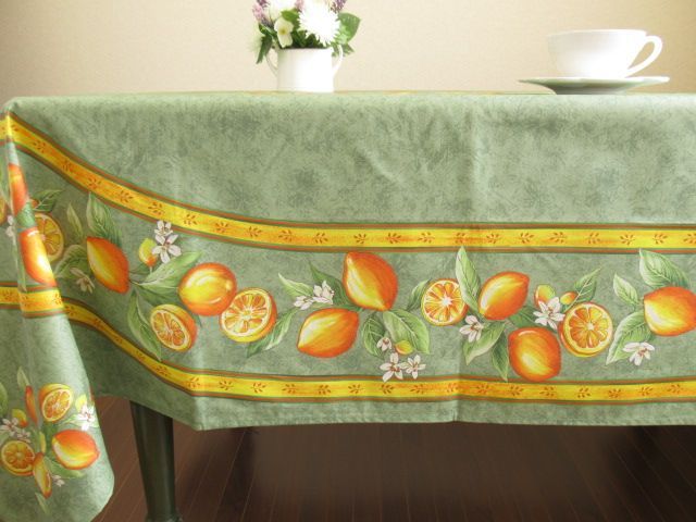 フランス直輸入 プロバンス撥水加工テーブルクロス