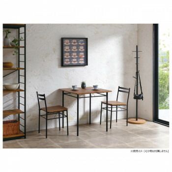 弘益 KOEKI UTILITY ライクビンテージ ダイニング3点セット ブラウン DSV70BR