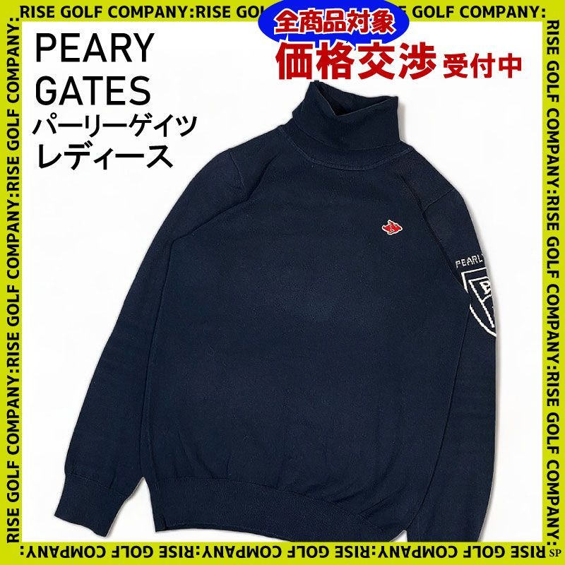 PEARLY GATES パーリーゲイツ 長袖 タートルネック ニットセーター 