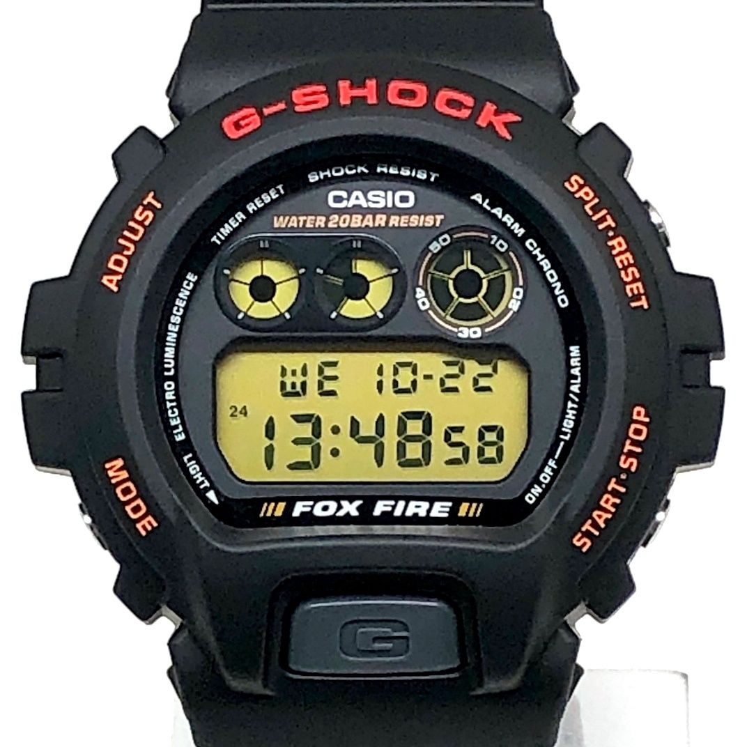 G-SHOCK ジーショック DW-6900B-9 M3230 版 FOXFIRE ELバックライト 3つ目 ゴールド液晶 生産完了 1995年7月発売