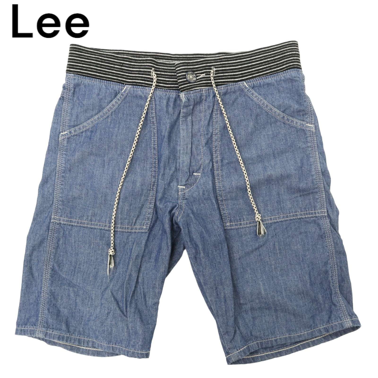 Lee リー 40501 春夏 ウォッシュ加工☆ ハーフ ショート デニム