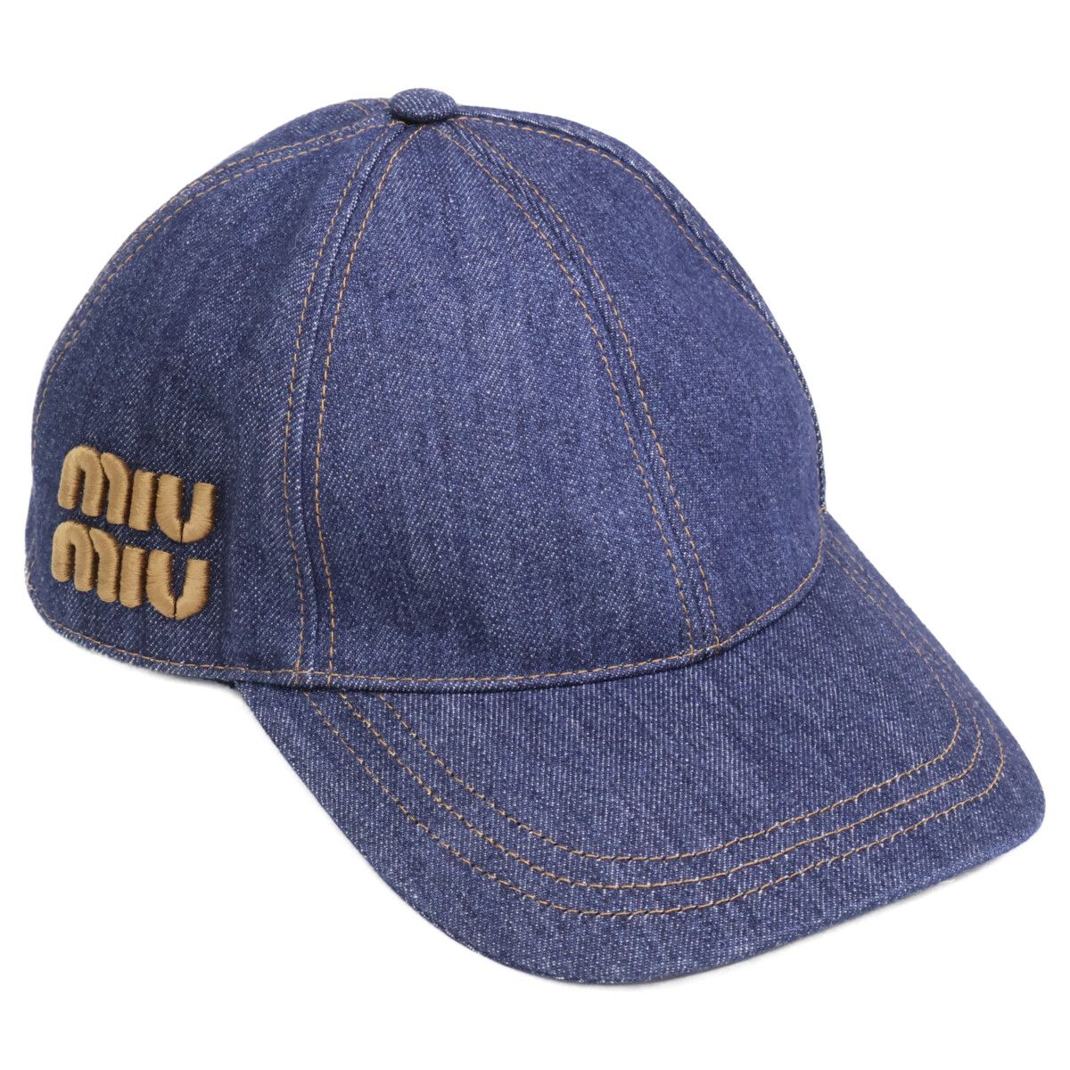 MIUMIU ミュウミュウ 【美品/国内正規】23年 5HC274 デニム ロゴ