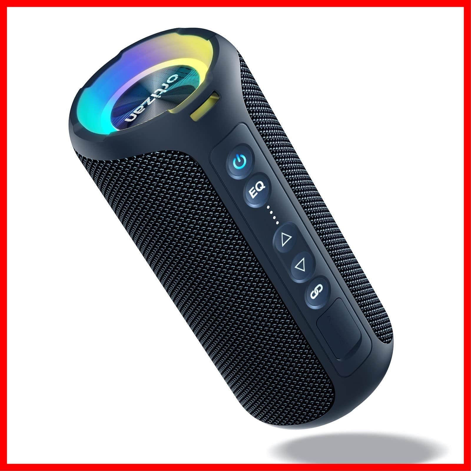 数量 連続再生 マイク 30時間 内蔵 ブルートゥース RGB LEDライト付き 40W pc パソコン IPX7 テレビ 防水 携帯 車載 ワイヤレス ハンズフリー通話機能 TWS対応 bluetooth sdカード スピーカー TFカード|AUX 接