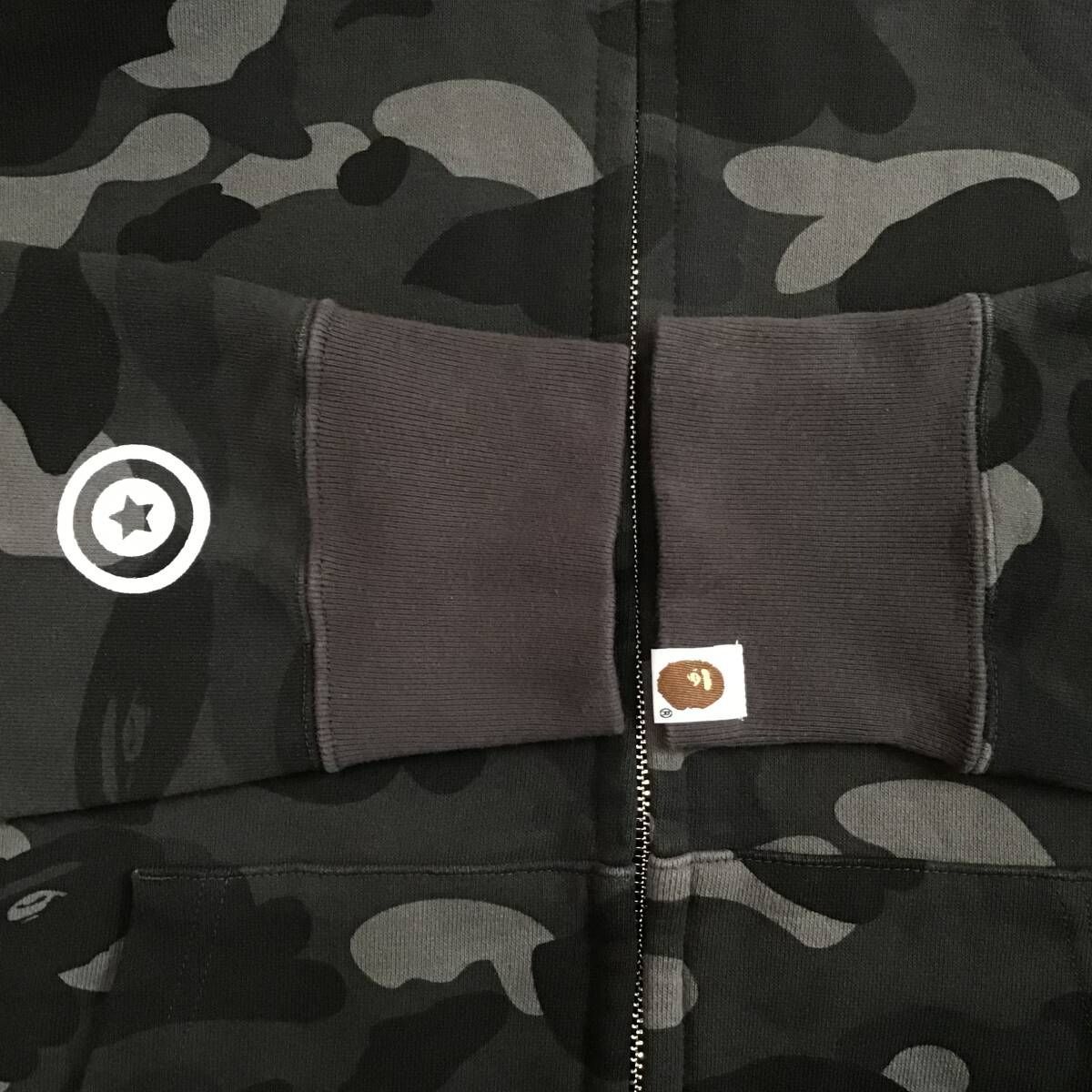 Shoulder Shark full zip Hoodie Mサイズ a bathing ape BAPE