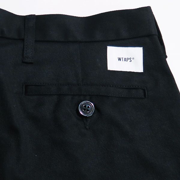 WTAPS ダブルタップス 22SS CREASE/TROUSERS/COPO.TWILL 221BRDT-PTM05 クリース トラウザーズ ツイル  ブラック パンツ ボトムス - メルカリ