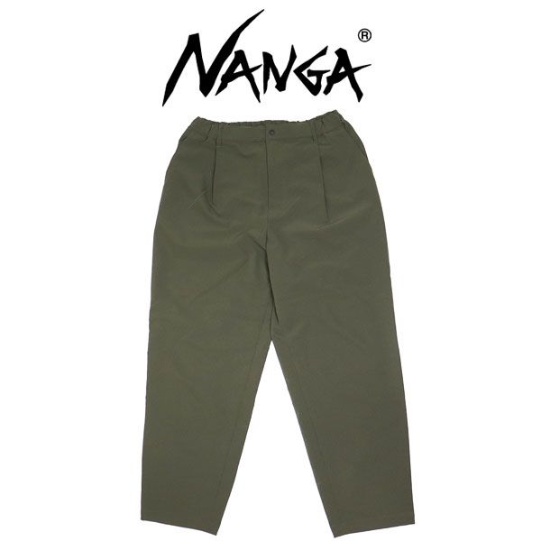 NANGA ナンガ メンズ NW2500-1D333A DotAir COMFY TUCK TAPERED PANTS ドットエアコンフィー タック テーパードパンツ 全2色 NG040 KHAKI XL