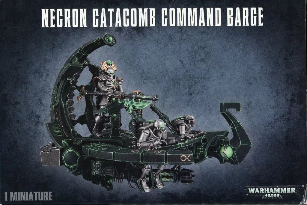 ウォーハンマー　ネクロン　カタコームコマンドバージ塗装済み。 中古】ミニチュアゲーム ネクロン カタコーム・コマンド・バージ