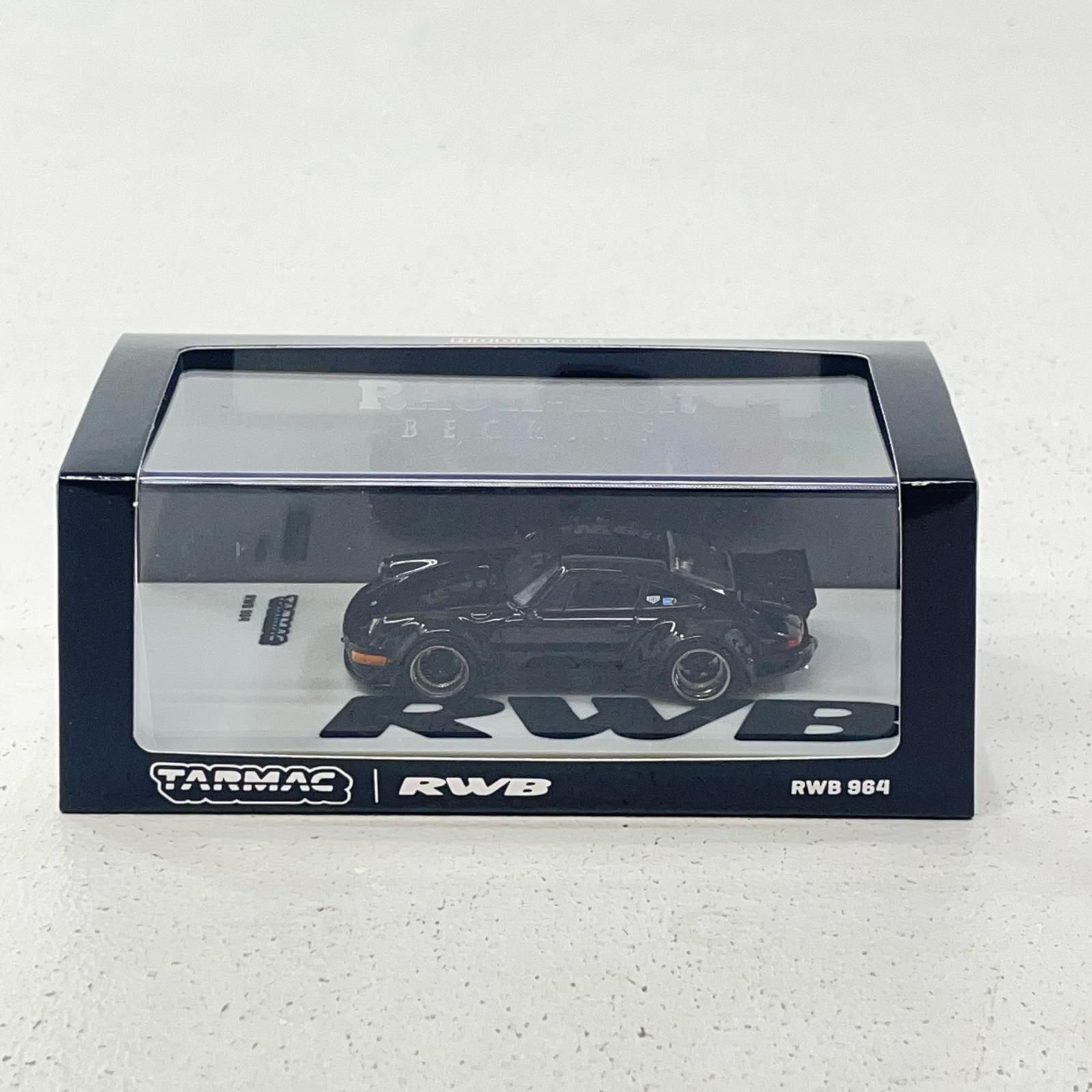 【尾張小牧店】 中古 ターマックワークス 1/64 RWB 964 Black【T64-037-TW7】【728】 尾張小牧店】 中古 ターマックワークス 1/64 RWB 964 Black【T64
