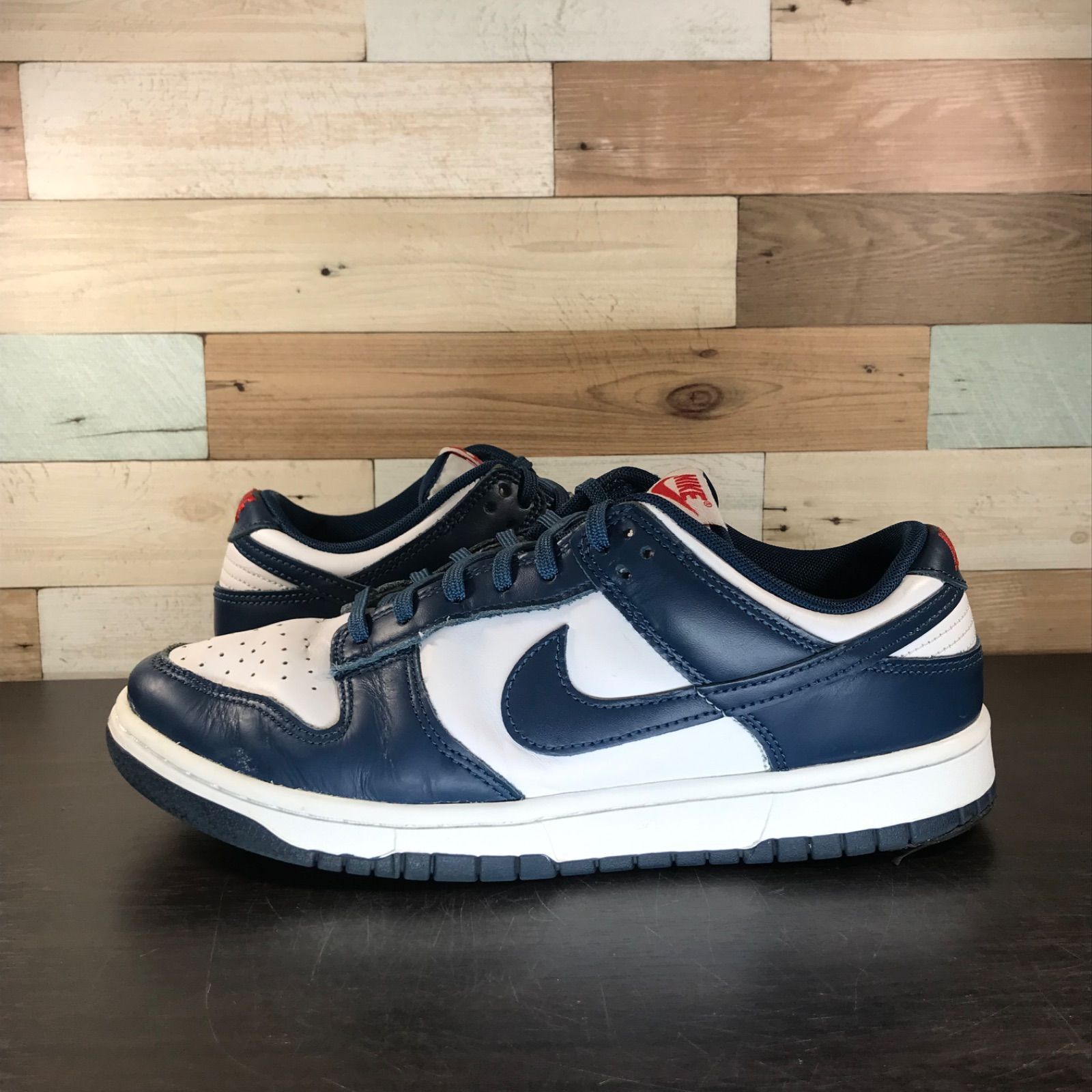 NIKE DUNK LOW RETRO ダンク ロー カット レトロ ネイビー ホワイト 白 
