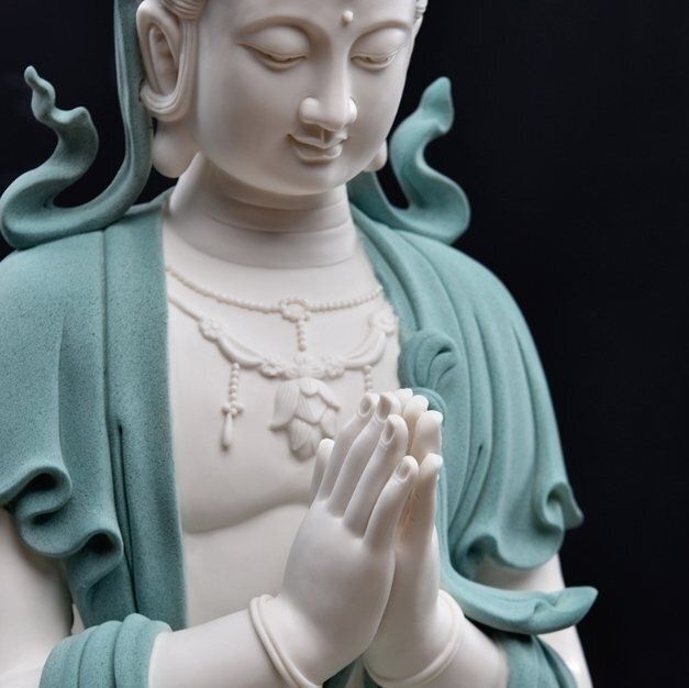 上品 祈福観音 最 陶磁器 仏教美術 玄関 精密細工 SKLAD-KIRPICHA_RU