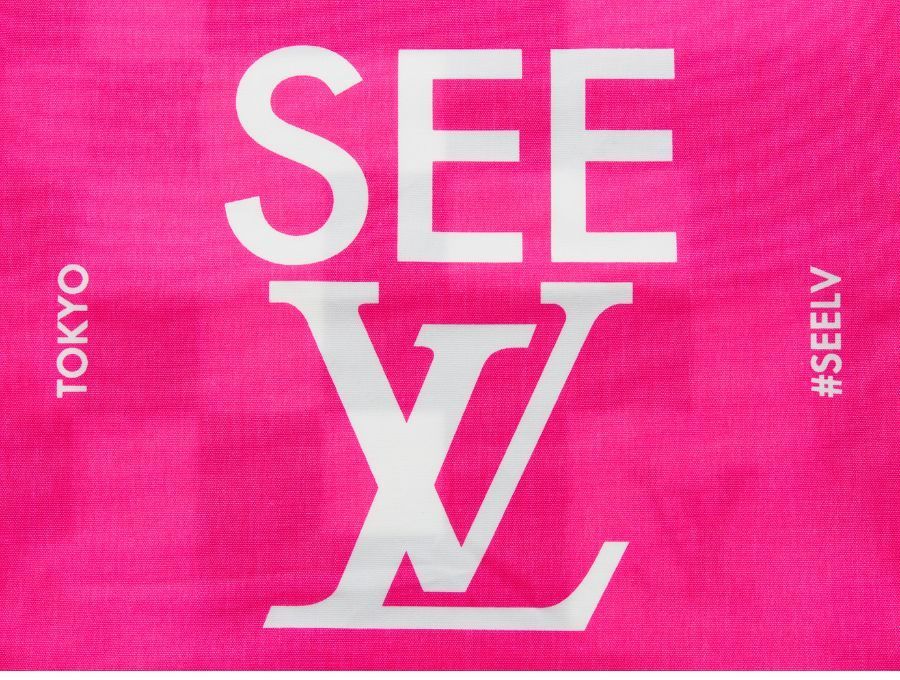 ルイヴィトン ノベルティ #SEELV トートバッグ SEELV展 TOKYO