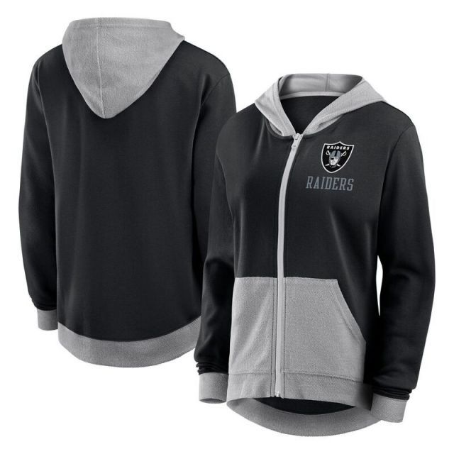 【送料無料】 ファナティクス レディース ジャケット・ブルゾン アウター Women's Fanatics Black Las Vegas Raiders Hit It Full-Zip Hoodie Lvr Black