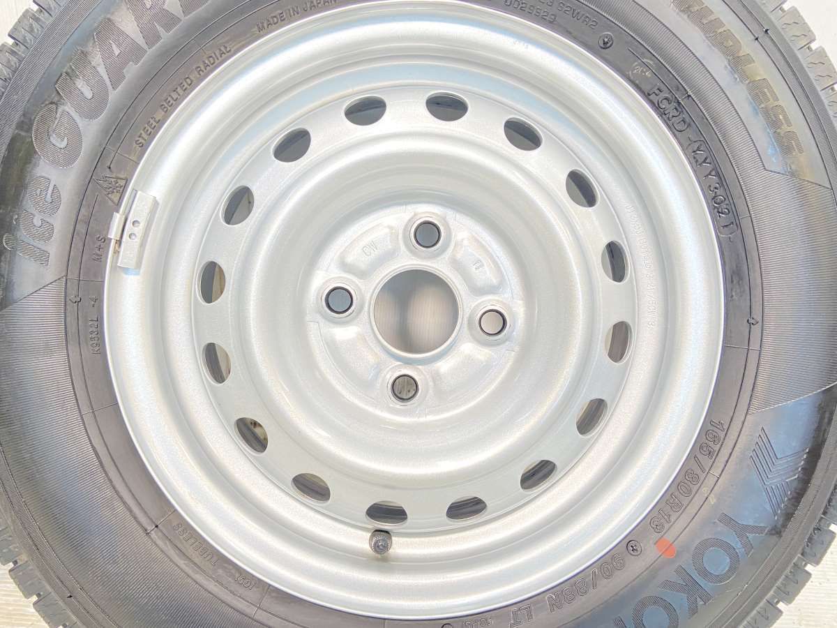 165/80R13 90/88LT ヨコハマ アイスガード iG91 トヨタ純正 13x5.0 100 