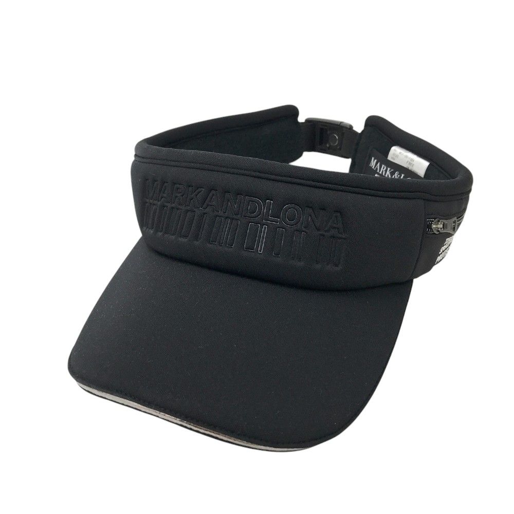 MARKu0026LONA マークアンドロナ バイザー レディース メンズ 【美品】 MARK\u0026LONA マークアンドロナ サンバイザー グリーン系 FREE ゴルフ