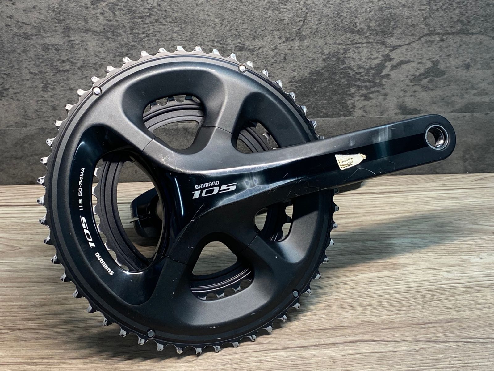 JI846 シマノ SHIMANO 105 FC-5800 クランクセット 黒 172.5mm 50|34T