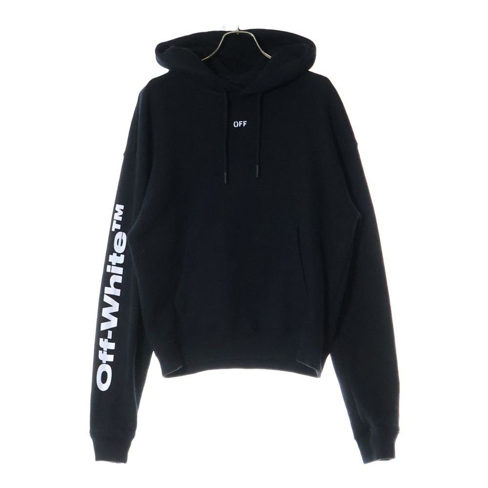 オフホワイト プリントプルオーバーフーディ ブラック OFF-WHITE (オフホワイト) Diagonal Skulls Graphic Hoodie