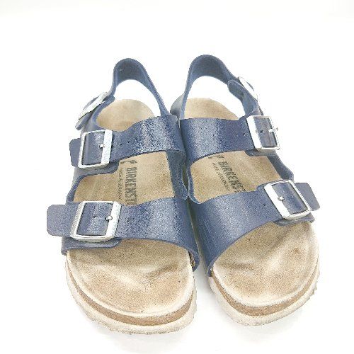 新品BIRKENSTOCK ネイビー 2本ベルトサンダル 37 新品BIRKENSTOCK ネイビー 2本ベルトサンダル 37 - メルカリ