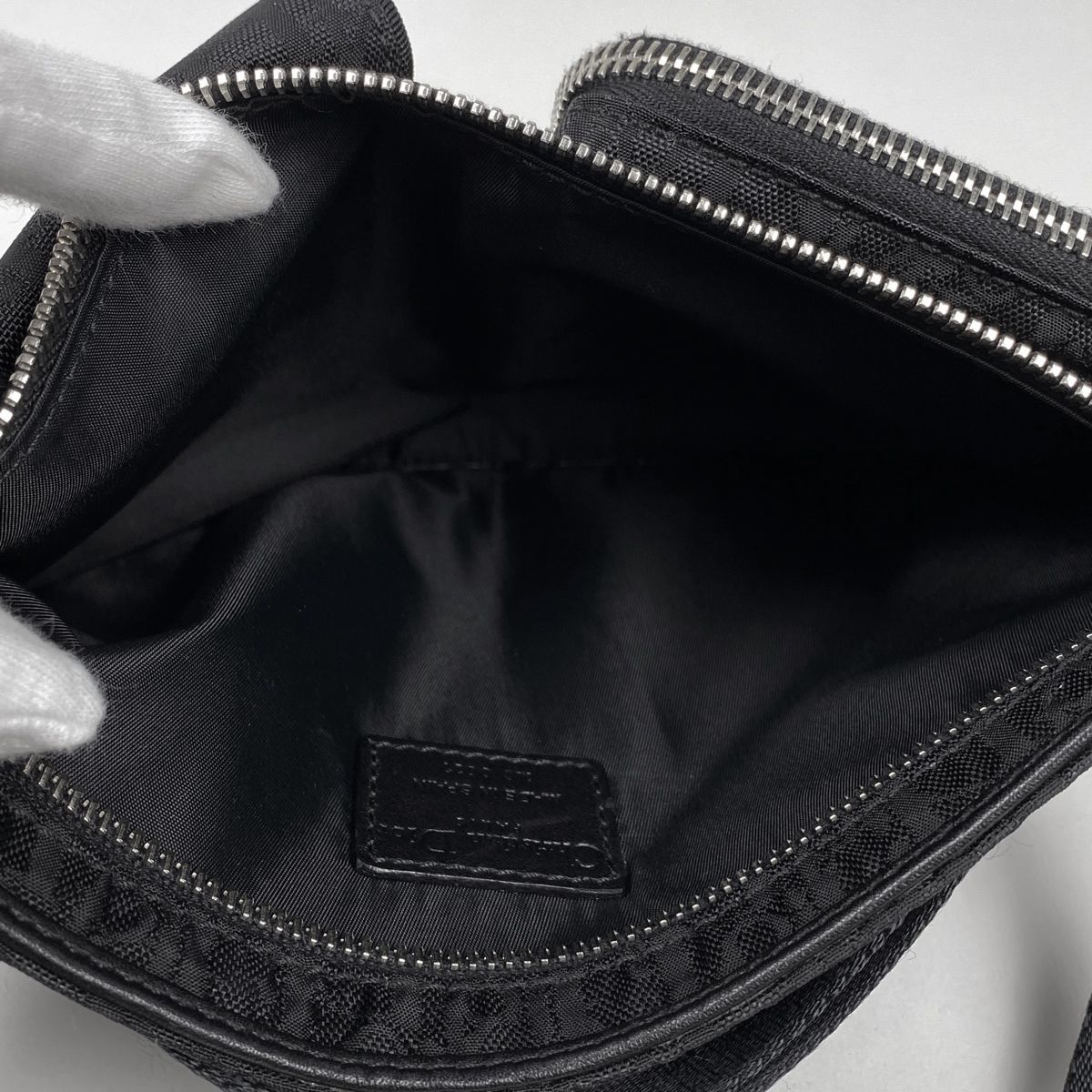 Dior ボディバッグ ウェストバッグ 黒 トロッター ディオール Christian Dior ディオール トートバッグ エスニックライン