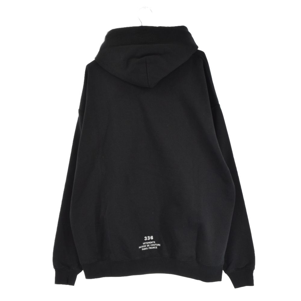 VETEMENTS (ヴェトモン) Couture Logo Popover Hoodie クチュールロゴ 