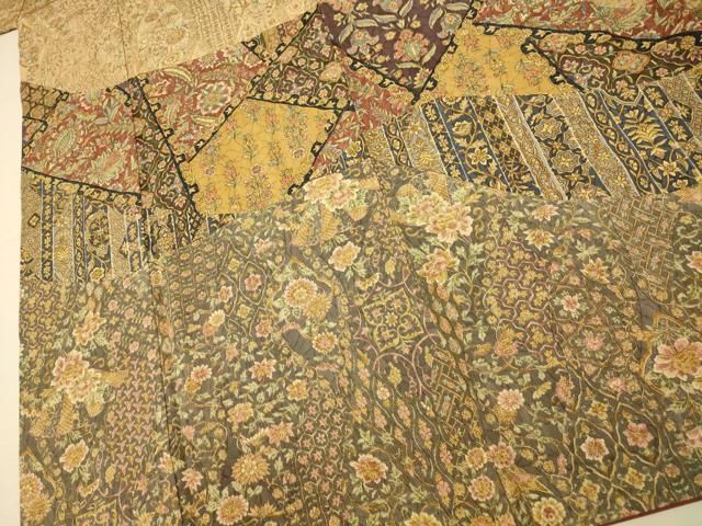 平和屋着物○二代目更甚 江戸更紗 訪問着 切嵌更紗花