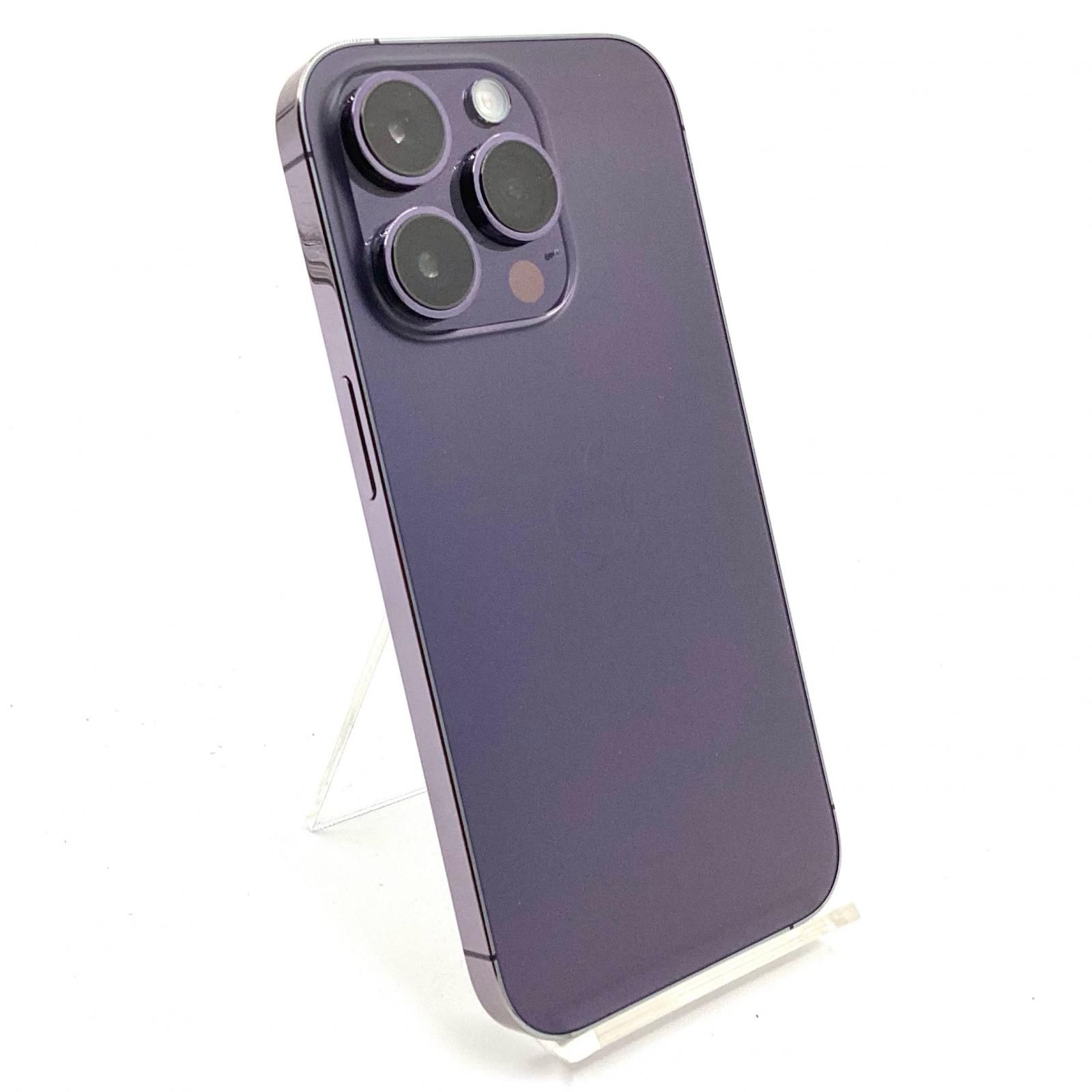 【美品】iPhone 14 Pro 128GB SIM フリー　ディープパープル iPhone 14 Pro 128GB ディープパープル SIMフリー